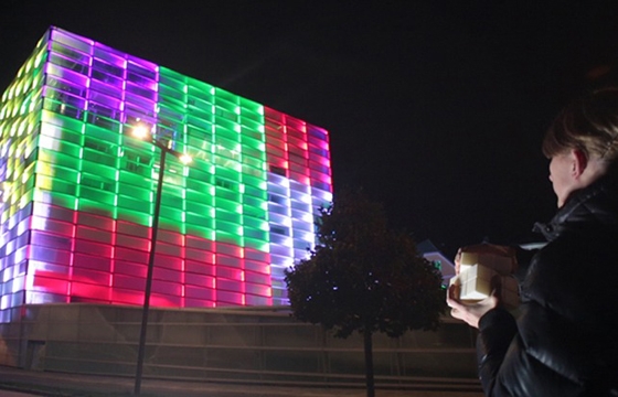 Watch: Building Becomes a Playable Rubik's Cube