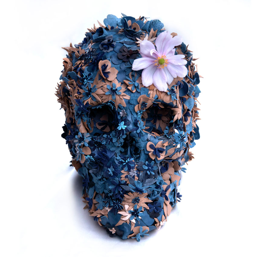 Skull Digital Art Alexander Mcqueen Colorful Flower 