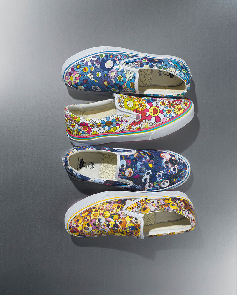 Takashi Murakami Celebrate Collection with a Party in Paris – Rvce News,  spring Vans, spring vans style 36 mens shoes bandana black true white