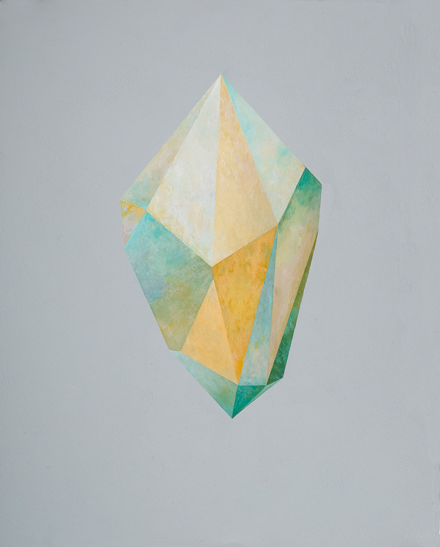 Otherworldly Crystal Paintings by Rebecca Chaperon - Artist Run Website