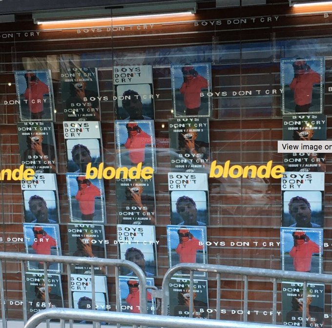 数量限定新作 Frank Ocean : 