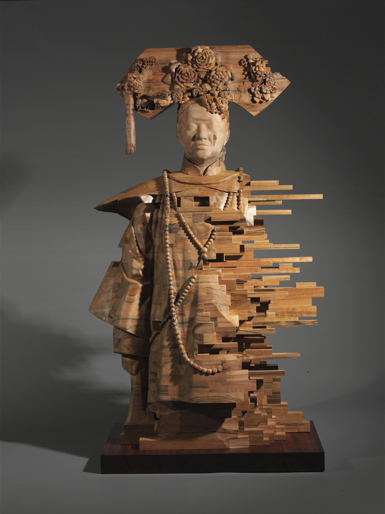 Pixelated Wood Sculptures Carved by Hsu Tung Han — Colossal