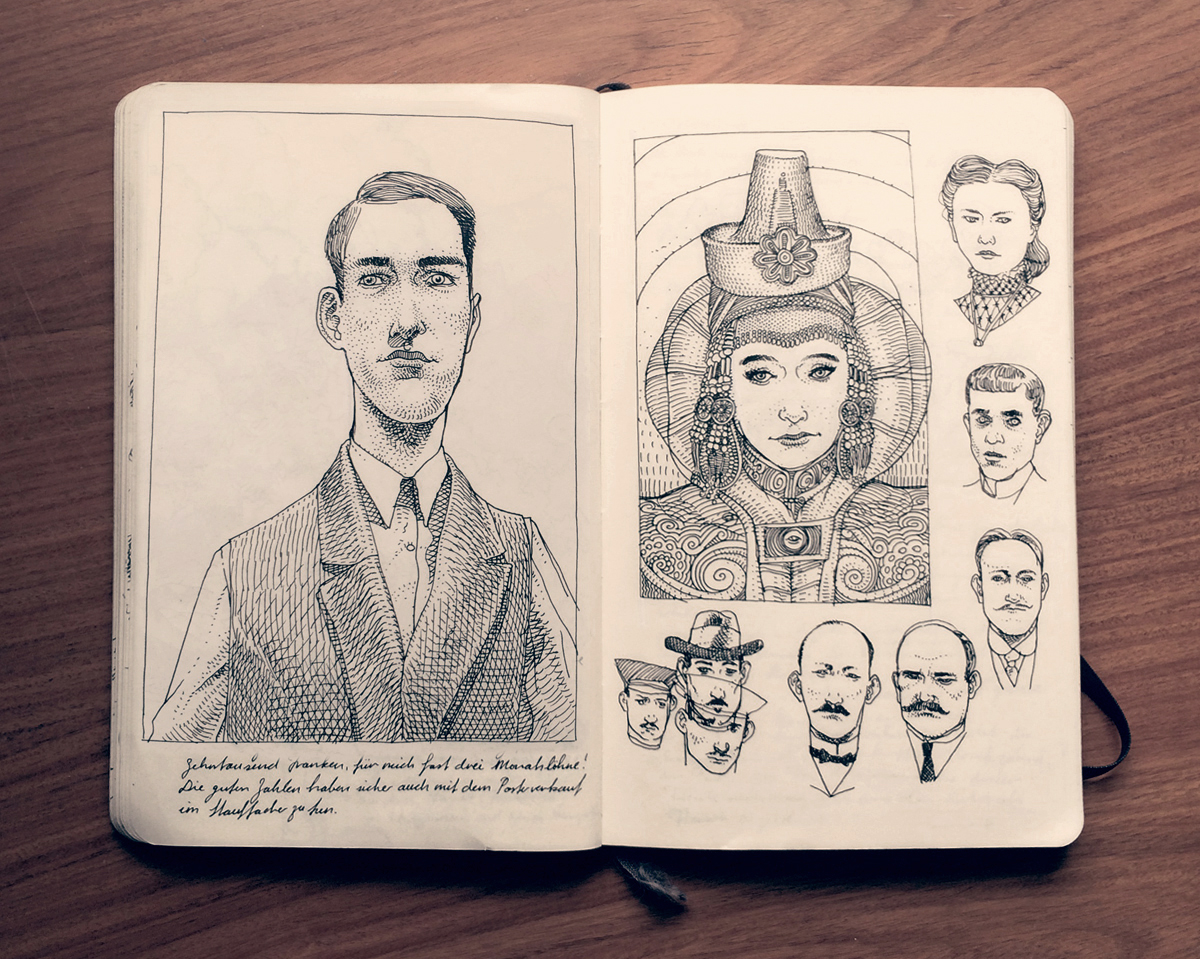 Jared Muralt's Sketch Book 2011-12 publication :: Behance