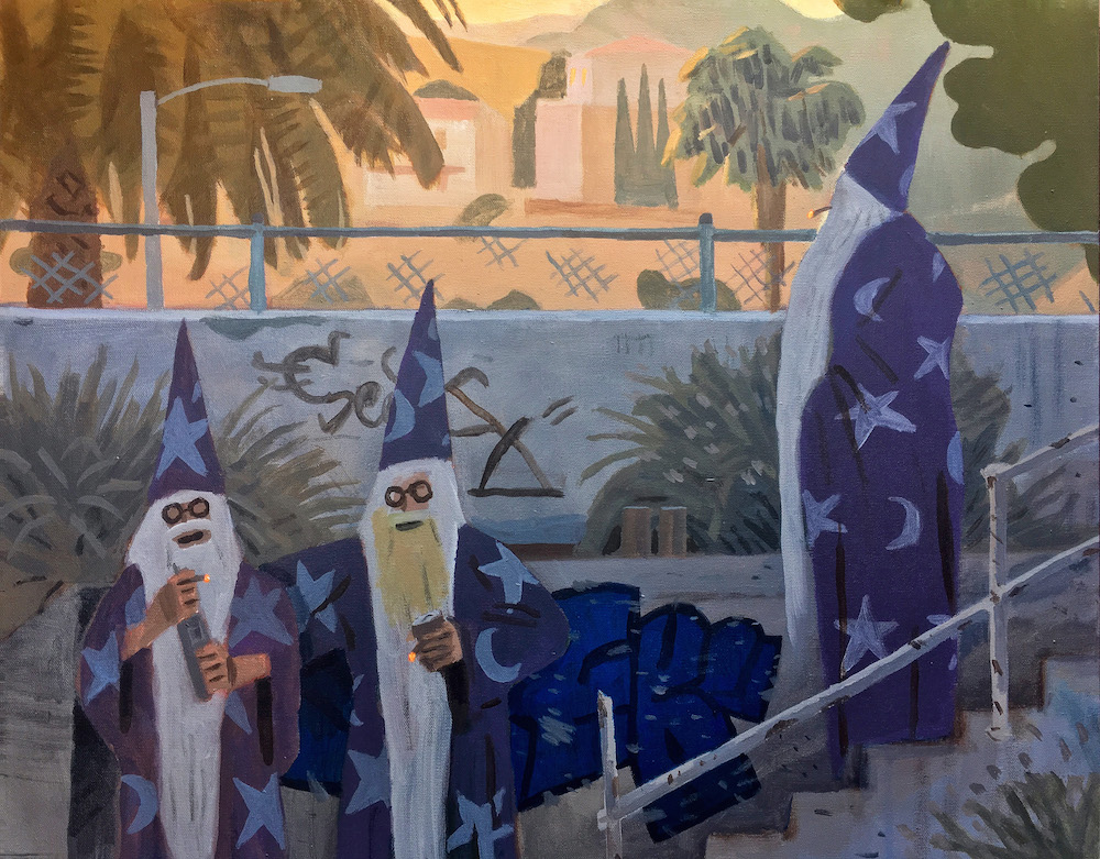 ”Wizards of the Coast” Acrylic on Canvas. 24 x 30 Inches. 2019.