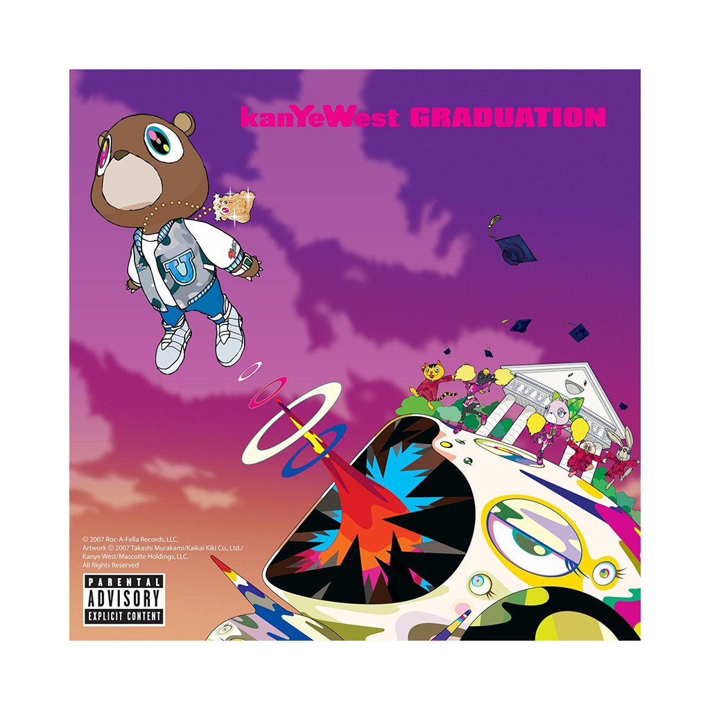 what does kanye west graduation album cover mean