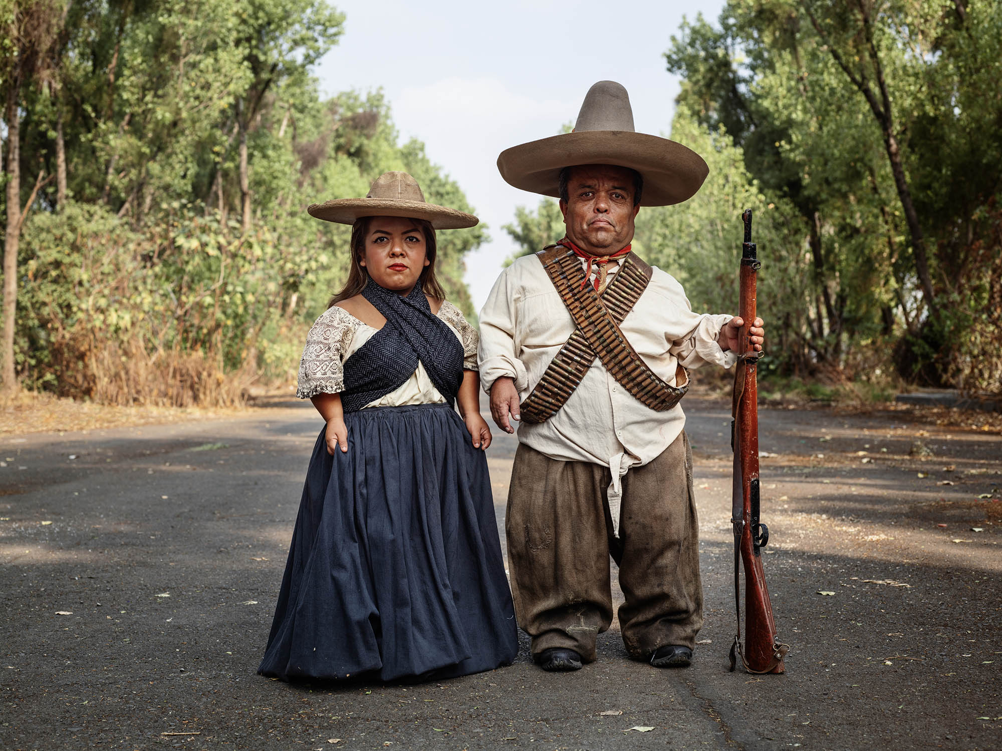 © Peter Hugo. Zapata and Adelita, Mexico City
