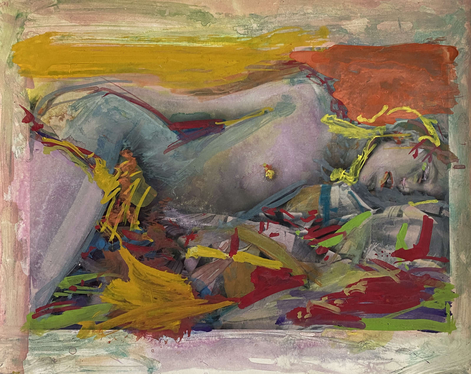 Juxtapoz Magazine - Saul Leiter's Painted Nudes