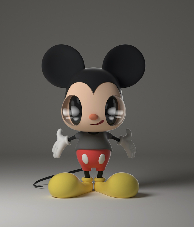 エンタメ/ホビーMickey Mouse Now and Future Sofubi