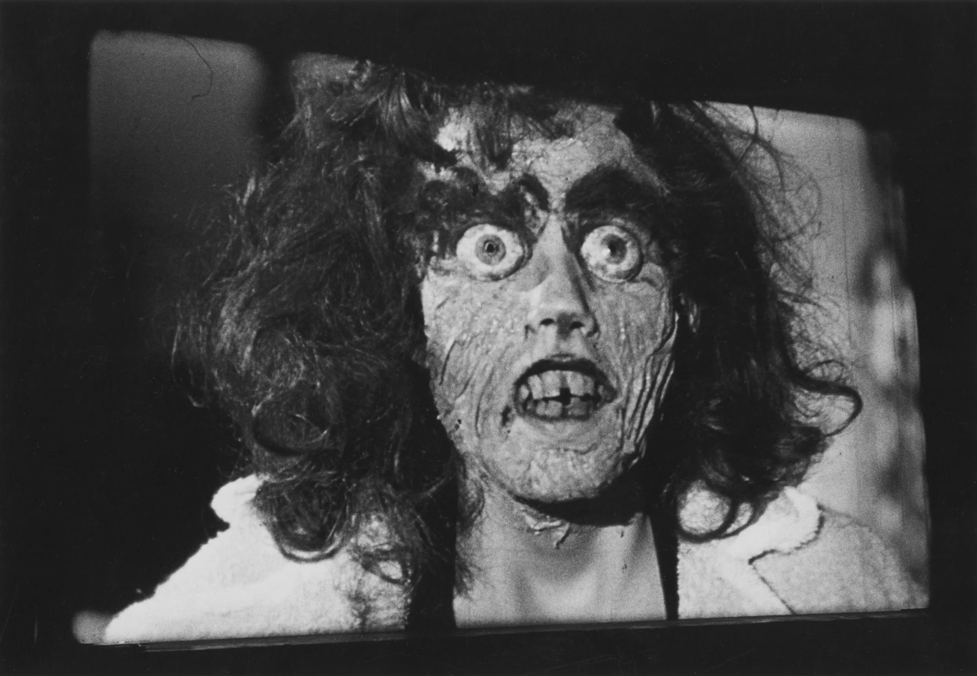 DIANE ARBUS, “Frankenstein’s Daughter” [close up with shoulders] 1958