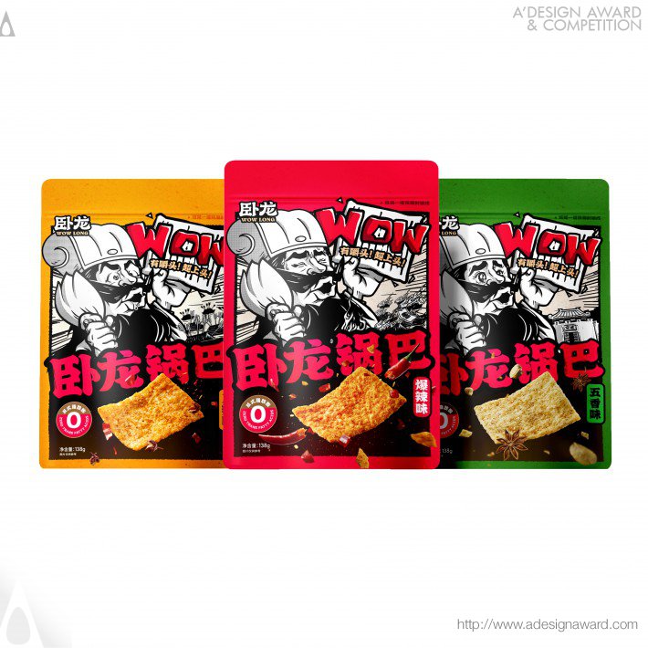 Wow Long Rice Crust Snack Packaging by Xiao Ma Song Strategic Consulting