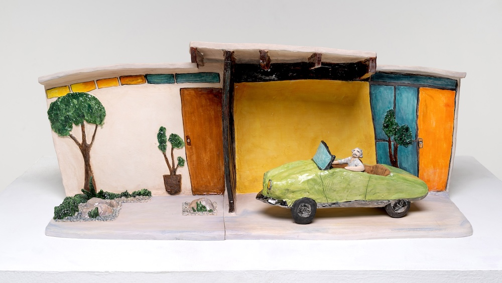 HAILEY HOUSE, Glazed ceramic stoneware, 12” x 22” x 12”, 2023