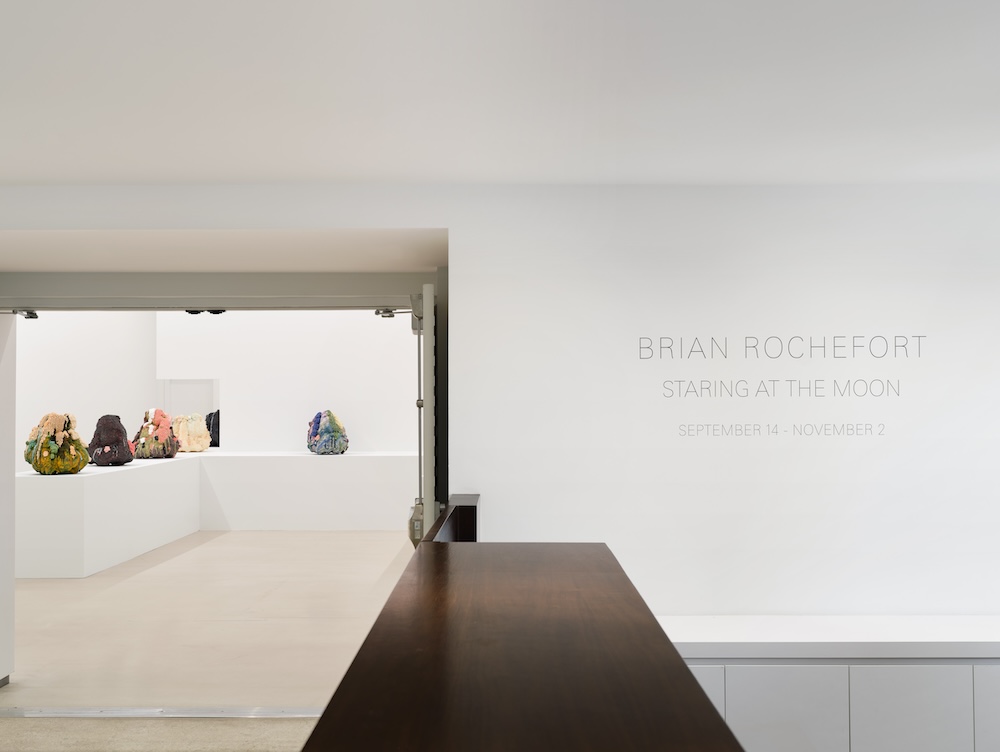 Installation view of Brian Rochefort: Staring at the Moon at Sean Kelly, Los Angeles, September 14 - November 2, 2024, Photography: Brica Wilcox, Courtesy: Sean Kelly New York/Los Angeles