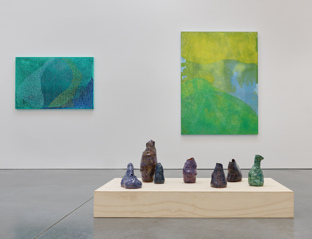 Installation view of Julia Chiang: The Glows and The Blows at the Parrish Art Museum, Water Mill, NY (July 14–October 13, 2024). Photo: Jason Schmidt.