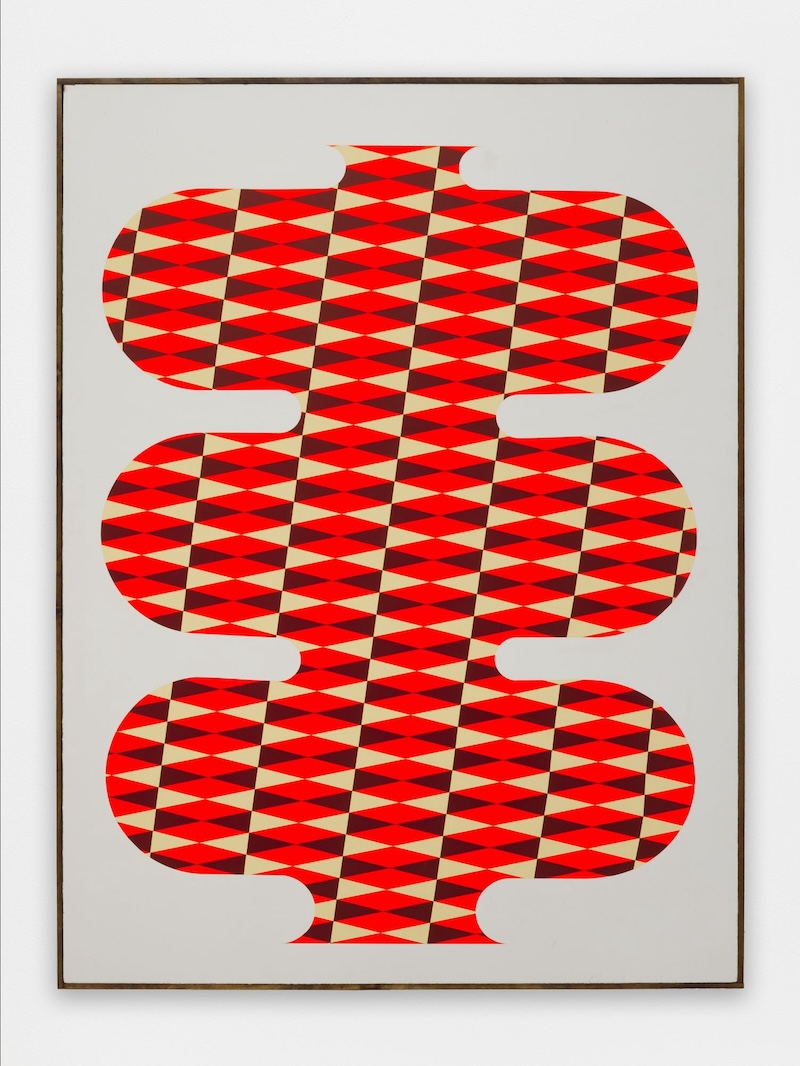 Untitled, 2023 Acrylic on panel 82 1/2 x 60 7/8 inches  Image courtesy of artist and Perrotin. 