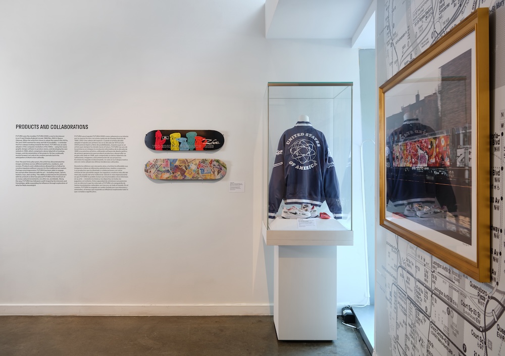 Installation view of FUTURA 2000: BREAKING OUT