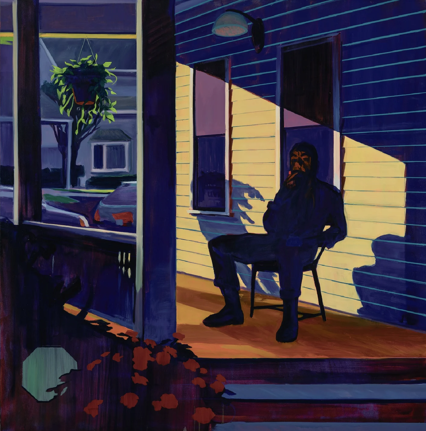 Neighborhood Watch, 2024 Oil on canvas 61 x 60 inches