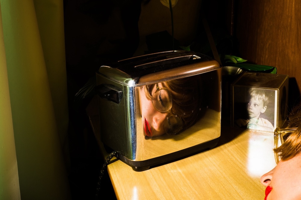 Tania Franco Klein, Toaster (Self-portrait), from Positive Disintegration, 2016. Archival pigment print, 28 x 41 inch.