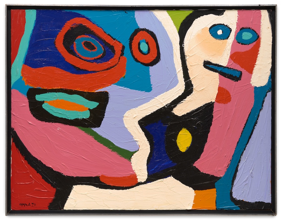 Karel Appel, Spacious Persons,1972, Acrylic on canvas, 35 x 45.5 in