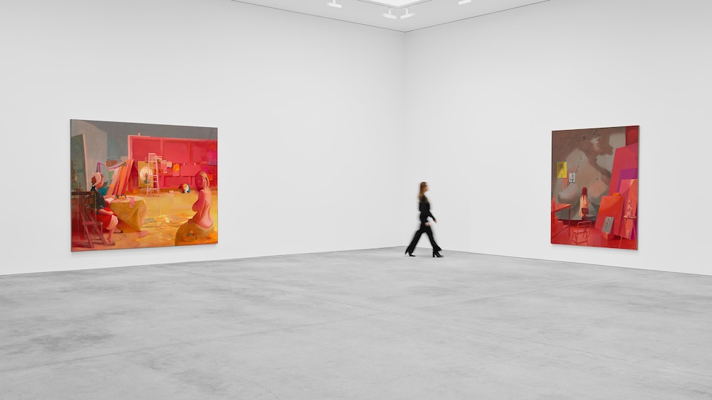 Installation view, Lisa Yuskavage, David Zwirner, Los Angeles, 2025