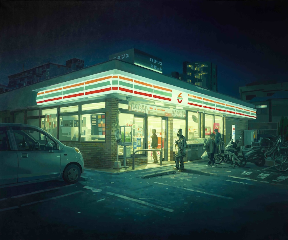 Green Room, 2025, Acrylic and oil on linen, 633/4x761/2in © Keita Morimoto / Courtesy of the Artist and Almine Rech