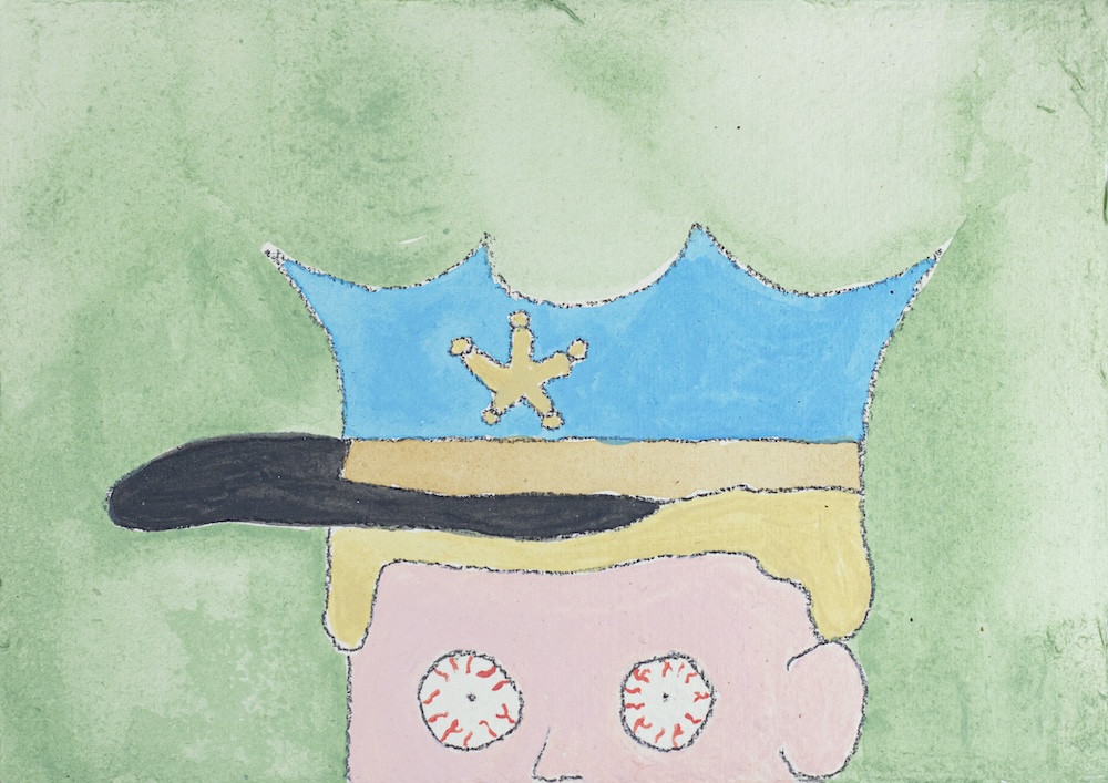 “Untitled”, 2025 Mixed Technique on paper15 x 21 cm. 6 x 8.3 in.