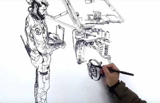 Juxtapoz x Superflat: The Masterful Live Drawing of Kim Jung Gi