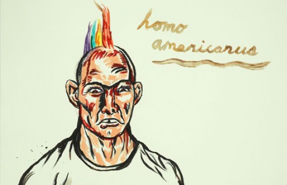 Juxtapoz Magazine - Raymond Pettibon: Homo Americanus