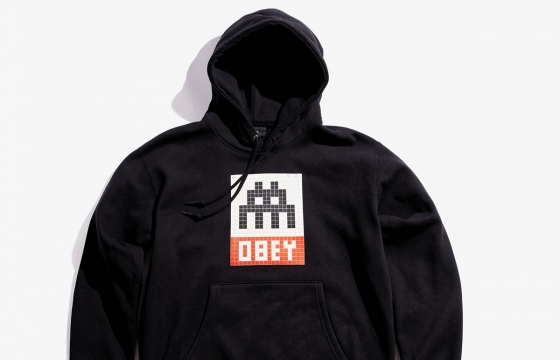 obey x invader la_56 hoodie