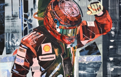 Michael Kagan's "Downforce" Shows Him Exploring Collage @ Pace Prints, NYC image