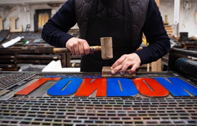 Alan Kitching: London’s Building Blocks @ GRAGRA Gallery & Letterpress Studio, Madrid image