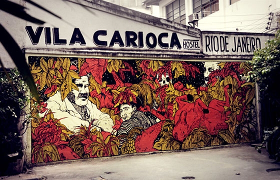 Juxtapoz Magazine - Broken Fingaz wonder through Brazil and paint some ...