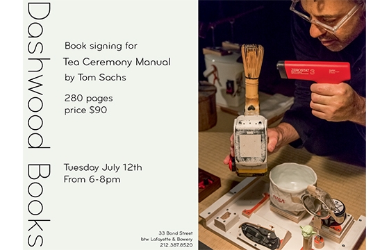 Juxtapoz Magazine - Tea Ceremony Manual by Tom Sachs book signing