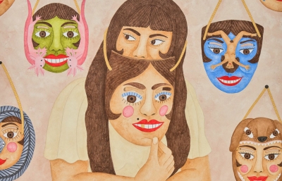 Liz Hernández "Población de la máscara (Population of the Mask)" @ Jack Hanley Gallery, NYC image
