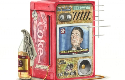 Reaganomics Killed America’s Middle Class: Alvaro Naddeo @ Thinkspace Projects, Los Angeles image