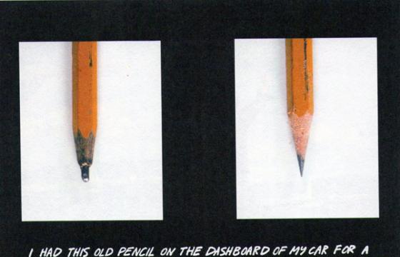 Juxtapoz Magazine John Baldessari's Pencil Story